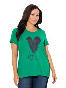 Ulla Popken Летняя зеленая футболка