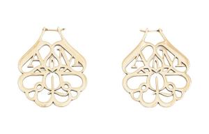 Alexander McQueen Серьги женские коричневые и желтые