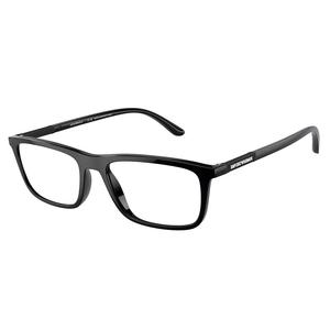Солнцезащитные очки Emporio Armani EA 4160 50011W 55 мм прямоугольные унисекс, цвет shiny black