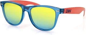 Солнцезащитные очки Zanheadgear Minty, Blue & Orange Frame Smoked Yellow Mirror Lens