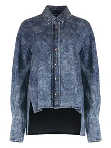 Джинсовая рубашка Just Cavalli, синий