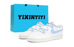 Court Vision LO NN Abrasion Resistant низкие кроссовки для скейтбординга Women's Nike, синий/желтый