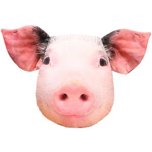 Креативная реалистичная плюшевая кукла с головой животного высота 40см G.DUCKKIDS