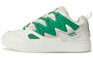 Кроссовки Kappa Skateboard Shoes Unisex Low-Top Winter White/Pale Green