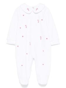 Siola пижама с вышивкой, белый