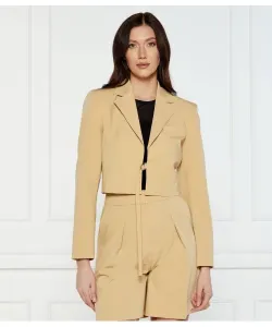 Элегантная куртка Amusina Regular fit Hugo, бежевый