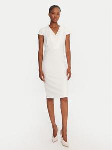 Коктейльное платье slim fit CFC0125515003 Rinascimento, белый