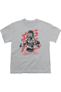 Футболка с принтом "Брызги чернил" Bruce Lee для детей Gildan