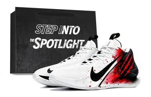 Nike G.T. Jump Academy Cushioning, износостойкие высокие баскетбольные кроссовки Unisex White Red