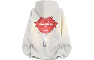 Толстовка Unisex Hooded Moderate Heavyweight ZIAREL, белый heather серый