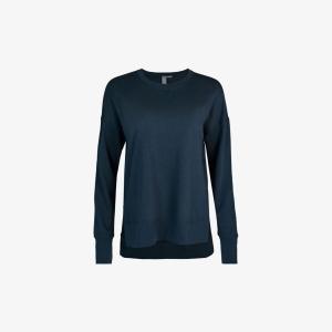 Свободный джемпер из хлопковой смеси после занятий Sweaty Betty, синий