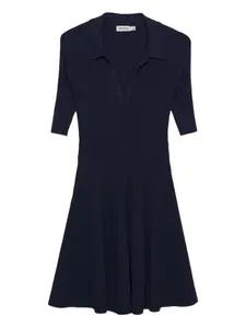 Платье мини Patricia с декоративной строчкой Simkhai, синий