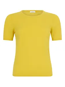 Топ с короткими рукавами Malo, желтый