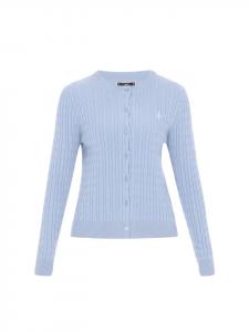 Женский кардиган светло-голубого цвета DreiMaster Maritim