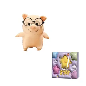 Очаровательная плюшевая кукла поросята высота 30см FKOFR