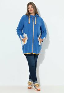 Худи LAURASØN TEDDY LANGARM KAPUZE OEKO TEX , Distant Blue/Light Blue