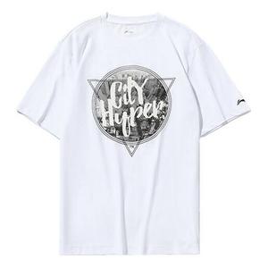 Футболка с коротким рукавом и принтом «Город» Li-Ning, белый