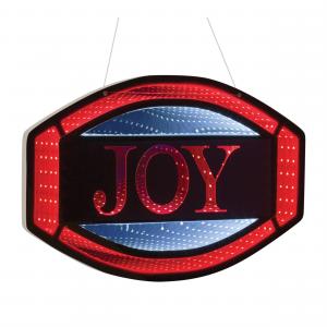 Светильник декоративный Melrose International Joy Holiday Ekkolight, 40 см, красный / белый