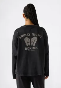 Толстовка с круглым вырезом и боковыми кольцами Champion, Black