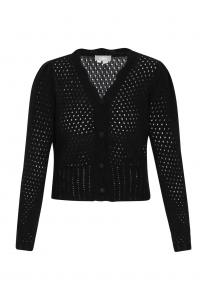 Вязаный кардиган Usha Fashion Look, черный