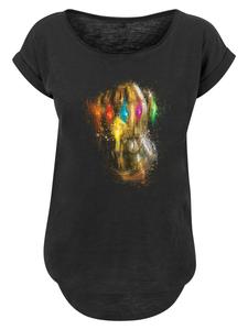 Футболка F4NT4STIC Marvel Avengers Endgame Infinity Gauntlet Splatter, Black