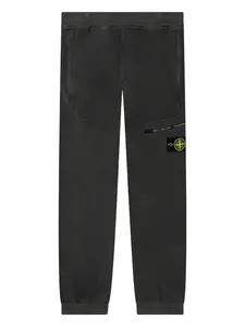 Спортивные брюки с значком компаса Stone Island, черный