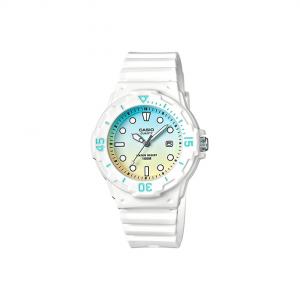 CASIO Часы Analog LRW 200H 2E2V, Blue Dial and White Band