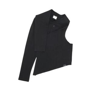 Футболка Courrèges Off Shoulder T-Shirt Black, черный