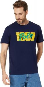 Мужская футболка POLO RALPH LAUREN Classic Fit с логотипом, Navy