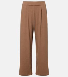 Лорен джерси брюки с широкими штанинами Leset, Walnut