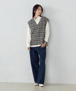 Твидовый жилет / можно носить как комплект