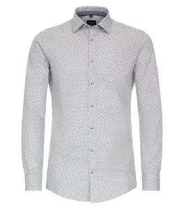 Деловая рубашка VENTI "Деловая рубашка VENTI принт", синий