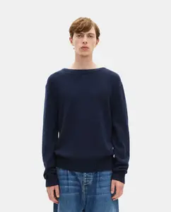 Мужской джемпер с лодочкой вырезом The Kooples, синий