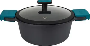 Кастрюля Arcos Thera антипригарная, 24 см, черный