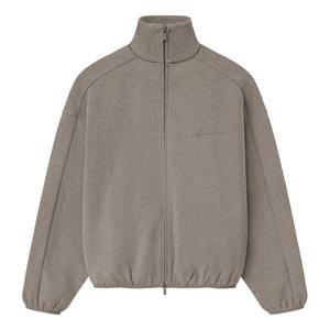 Куртка Fear of God Essentials Modern Fleece Track Jacket With Piping 'Homestead Heather', серый