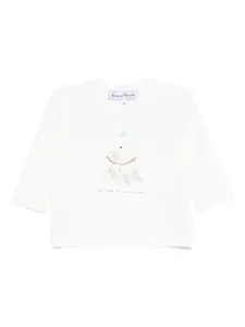 Футболка с графическим принтом Tartine Et Chocolat, белый