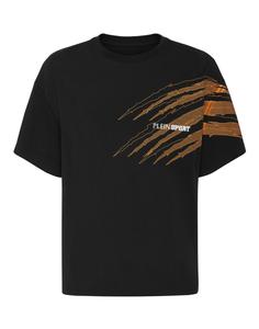 Plein Sport Футболка 'Scratch' в черном цвете