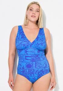 Купальник Ulla Popken Swimsuit, Kornblomst Blå/Blue