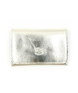 Чехол для визиток Il Bisonte, металлизированный чехол для карточек