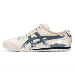 Мексика 66 Слипоны Делюкс Легкие Низкие Повседневные Туфли Унисекс Бежево-Желтый Onitsuka Tiger, Экрю