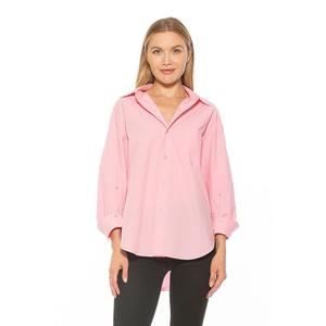 Женская рубашка на пуговицах в стиле бойфренда ALEXIA ADMOR Amber Classic, розовый