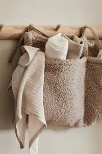 Комплект из 3 комфортных одеял из муслина H&M, 40x40 см, бежевый