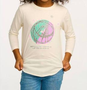 Детская футболка с длинными рукавами Elton John World Tour белого цвета Chaser