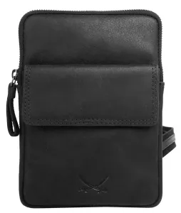 Сумка Sansibar "ZANZIBAR SYLT", натуральная кожа, черный