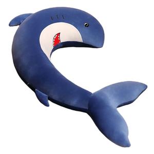 Плюшевая игрушка Shark Dolls высотой 100см/120см/160см MLING, синий