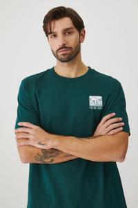 Хлопковая футболка Medicine, бирюзовый