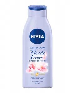 Масло в лосьоне для тела Цветущая вишня & масло жожоба 400 мл Nivea