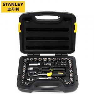Stanley Набор из 65 предметов: метрические и британские малые торцевые ключи с храповым механизмом, набор инструментов для авторемонта 94-189-22