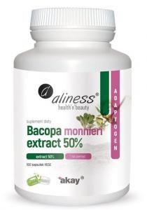 Aliness, Экстракт Bacopa monnieri 50% 500 мг, 100 капсул