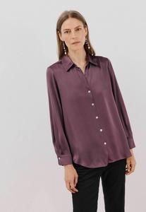Блуза Cortefiel Button-down blouse, Dark Purple